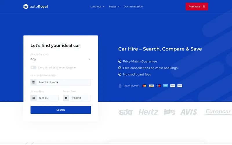 autoRoyal - Rent a Car WordPress Theme