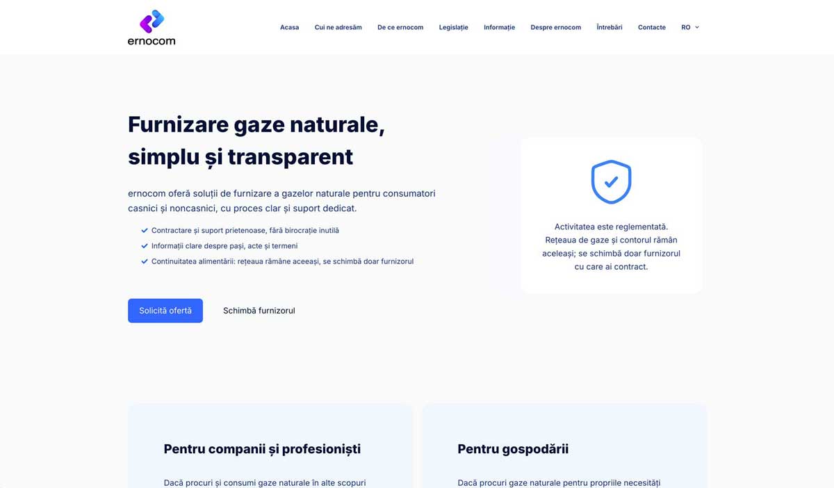 Ernocom.md project screenshot